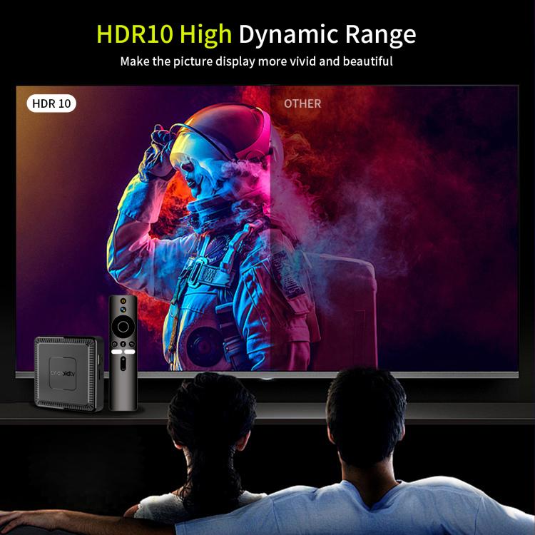 Q7 4K UHD Android 10 Smart TV Box Allwinner H313