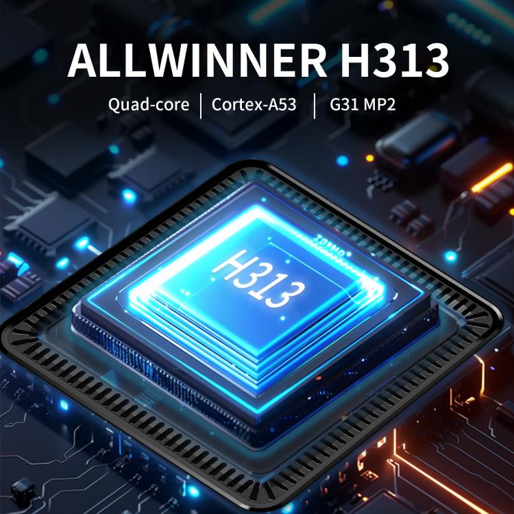 Q7 4K UHD Android 10 Smart TV Box Allwinner H313