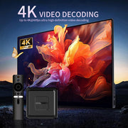 Q7 4K UHD Android 10 Smart TV Box con telecomando, Allwinner H313 Quad-Core, 2GB+8GB