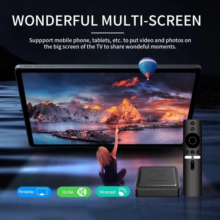 Q7 4K UHD Android 10 Smart TV Box Allwinner H313