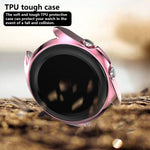 Custodia protettiva in TPU a metà confezione cava galvanica, For Samsung Galaxy Watch 3 41mm, For Samsung Galaxy Watch 3 45mm