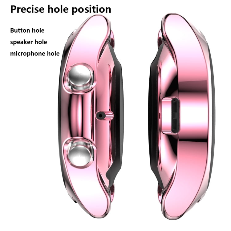 Custodia protettiva in TPU a metà confezione cava galvanica, For Samsung Galaxy Watch 3 41mm, For Samsung Galaxy Watch 3 45mm