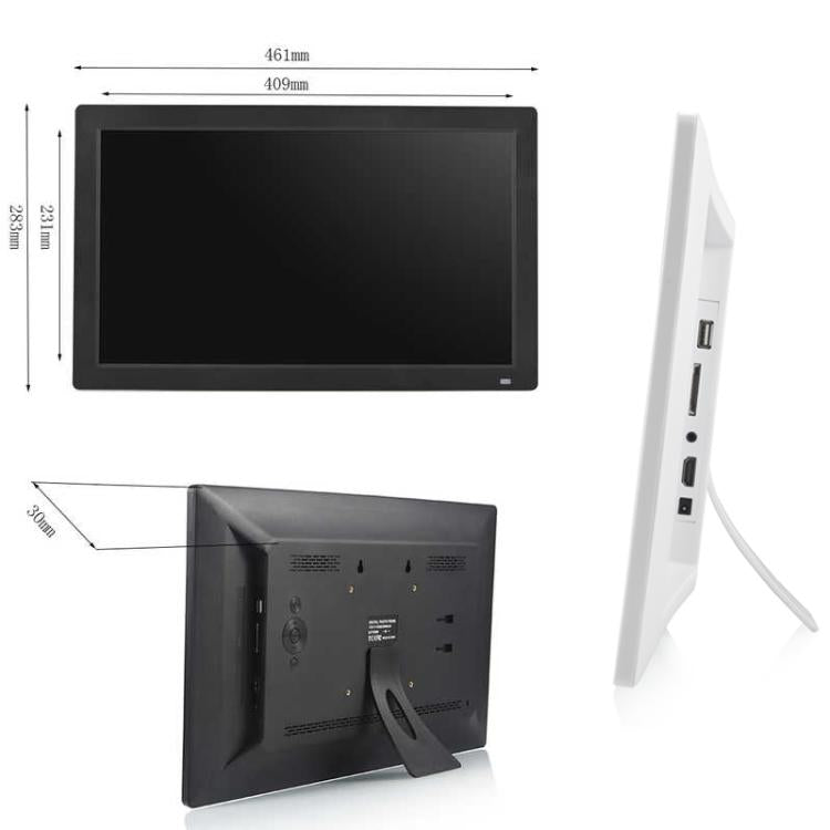 XCLT1850 Cornice digitale con display LED da 18,5 pollici, US Plug, EU Plug, UK Plug, AU Plug