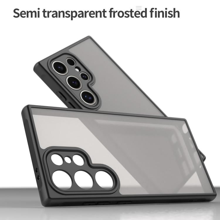 Custodia per telefono in TPU ibrida per PC satinato Fan Dun Series, For Samsung Galaxy S24 Ultra 5G, For Samsung Galaxy S24+ 5G, For Samsung Galaxy S24 5G
