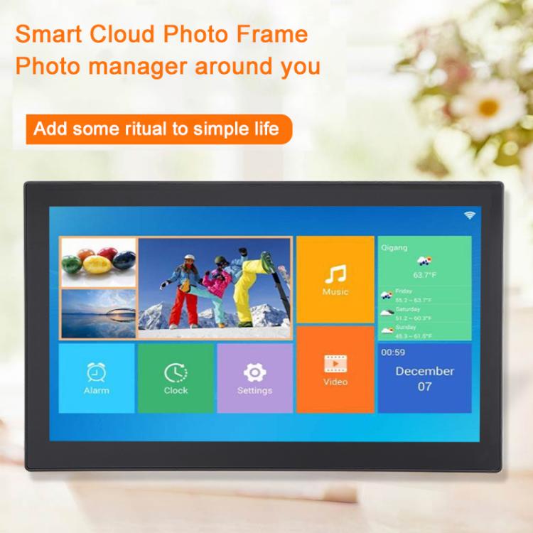XCLT2150 Schermo IPS da 21,5 pollici WiFi Digital Cloud Photo Frame Macchina pubblicitaria LED montata a parete, US Plug, UK Plug, EU Plug, AU Plug
