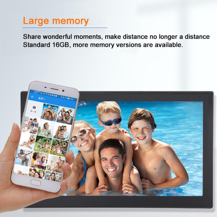 XCLT2150 Schermo IPS da 21,5 pollici WiFi Digital Cloud Photo Frame Macchina pubblicitaria LED montata a parete, US Plug, UK Plug, EU Plug, AU Plug