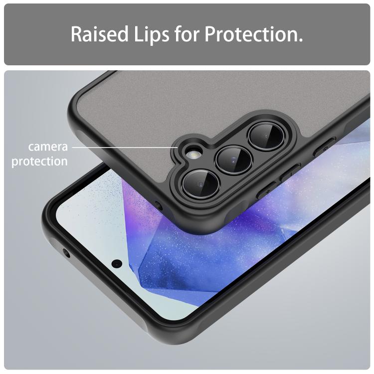 Custodia per telefono in TPU ibrida per PC satinato Fan Dun Series, For Samsung Galaxy A16 4G, For Samsung Galaxy A16 5G, For Samsung Galaxy A55 5G, For Samsung Galaxy A35 5G