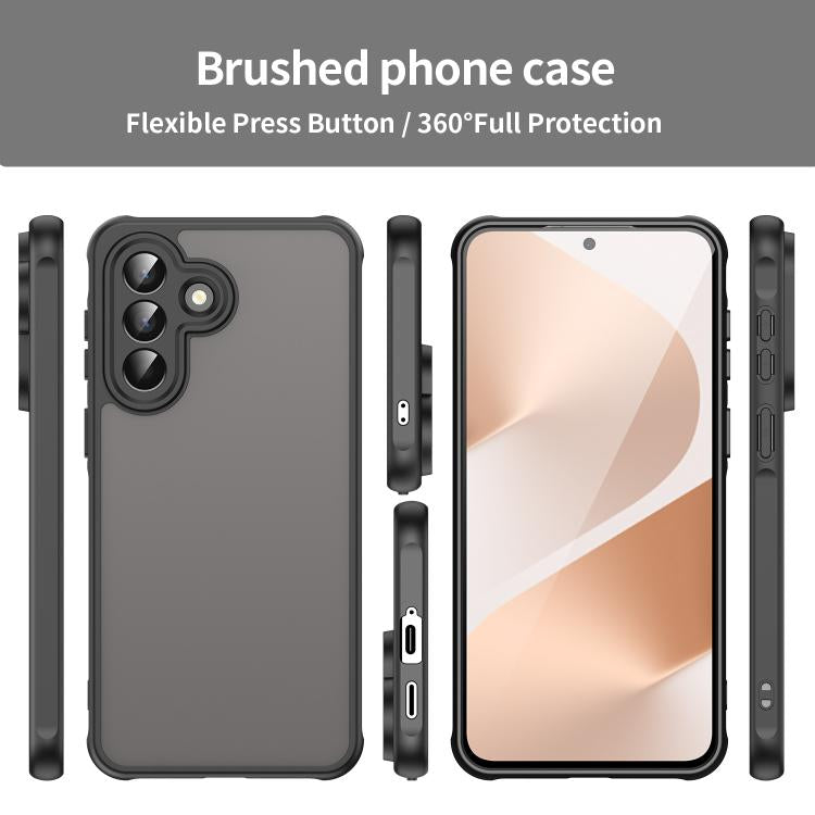 Custodia per telefono in TPU ibrida per PC satinato Fan Dun Series, For Samsung Galaxy A57 5G, For Galaxy A27 5G, For Samsung Galaxy A17 4G / 5G, For Samsung Galaxy A56 5G, For Samsung Galaxy A26 5G, For Samsung Galaxy A36 5G