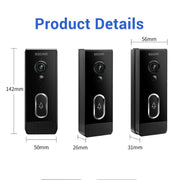 ESCAM V5 TUYA 1080P Campanello wireless intelligente bidirezionale con visione notturna, V5