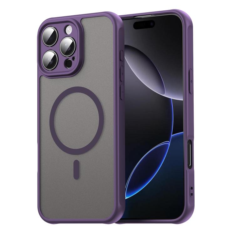 Custodia per telefono Magsafe in TPU ibrida per PC e Fan Dun Series, con finitura satinata, For iPhone 17, For iPhone  Air, For iPhone 16 Pro Max, For iPhone 16 Pro, For iPhone 16 Plus, For iPhone 16