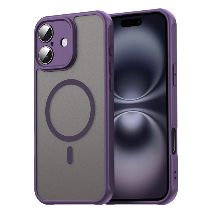 Custodia per telefono Magsafe in TPU ibrida per PC e Fan Dun Series, con finitura satinata, For iPhone 17, For iPhone  Air, For iPhone 16 Pro Max, For iPhone 16 Pro, For iPhone 16 Plus, For iPhone 16