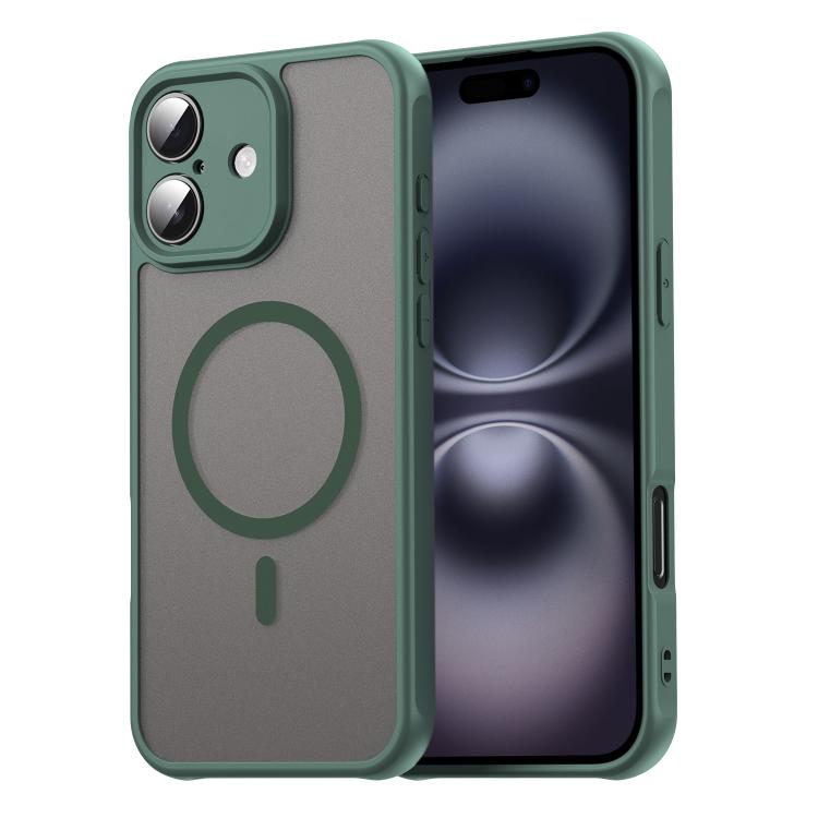Custodia per telefono Magsafe in TPU ibrida per PC e Fan Dun Series, con finitura satinata, For iPhone 17, For iPhone  Air, For iPhone 16 Pro Max, For iPhone 16 Pro, For iPhone 16 Plus, For iPhone 16