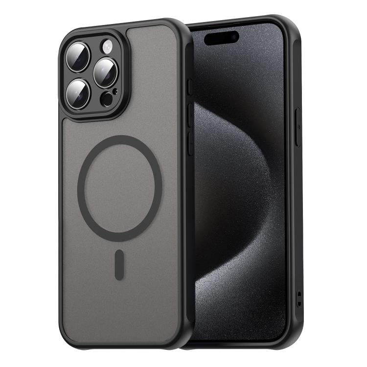 Custodia per telefono Magsafe in TPU ibrida per PC e Fan Dun Series, con finitura satinata, For iPhone 15 Pro Max, For iPhone 15 Pro, For iPhone 15 Plus, For iPhone 15, For iPhone 14 Plus, For iPhone 14