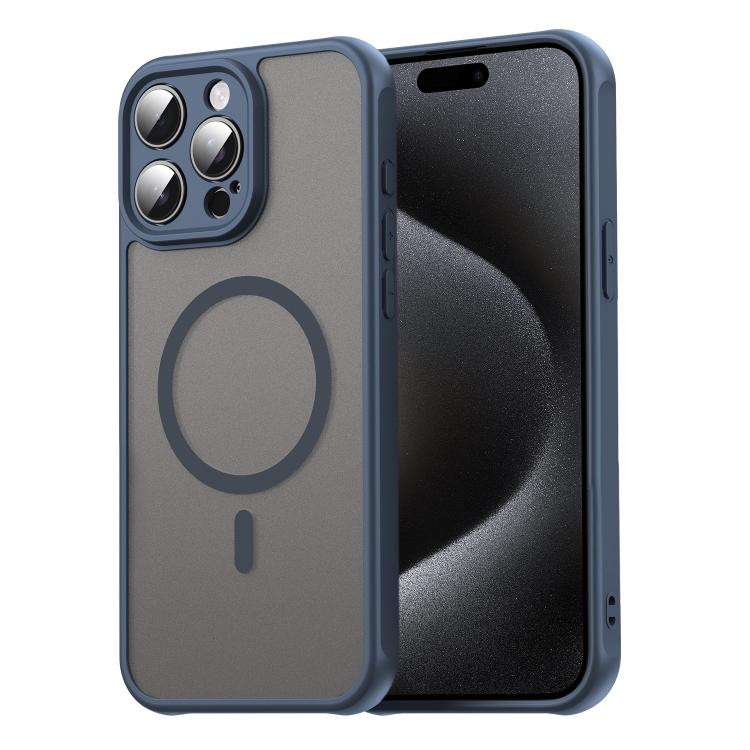 Custodia per telefono Magsafe in TPU ibrida per PC e Fan Dun Series, con finitura satinata, For iPhone 15 Pro Max, For iPhone 15 Pro, For iPhone 15 Plus, For iPhone 15, For iPhone 14 Plus, For iPhone 14