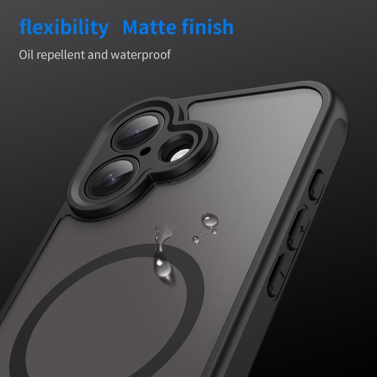 Custodia per telefono Magsafe in TPU ibrida per PC e Fan Dun Series, con finitura satinata, For iPhone 17, For iPhone  Air, For iPhone 16 Pro Max, For iPhone 16 Pro, For iPhone 16 Plus, For iPhone 16
