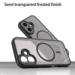 Custodia per telefono Magsafe in TPU ibrida per PC e Fan Dun Series, con finitura satinata, For iPhone 18, For iPhone 18 Pro, For iPhone 18 Pro Max, For iPhone 17e / 16e, For iPhone 17 Pro Max, For iPhone 17 Pro