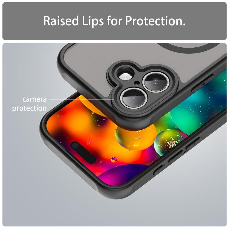 Custodia per telefono Magsafe in TPU ibrida per PC e Fan Dun Series, con finitura satinata, For iPhone 18, For iPhone 18 Pro, For iPhone 18 Pro Max, For iPhone 17e / 16e, For iPhone 17 Pro Max, For iPhone 17 Pro