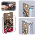 Custodia pieghevole per telefono cellulare con supporto in gomma a molla e slot per schede, For Samsung Galaxy Z Flip5 5G
