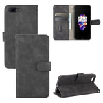 Tinta unita Skin Feel Fibbia magnetica Flip orizzontale Custodia in pelle PU con struttura in vitello con supporto e slot per schede e portafoglio, For OnePlus Nord, For OnePlus 8, For OnePlus 5, For OnePlus 8 Pro