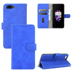 Tinta unita Skin Feel Fibbia magnetica Flip orizzontale Custodia in pelle PU con struttura in vitello con supporto e slot per schede e portafoglio, For OnePlus Nord, For OnePlus 8, For OnePlus 5, For OnePlus 8 Pro