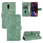 Tinta unita Skin Feel Fibbia magnetica Flip orizzontale Custodia in pelle PU con struttura in vitello con supporto e slot per schede e portafoglio, For OnePlus 5T, For BlackBerry KEY2, For OnePlus 6, For OnePlus 6T