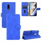 Tinta unita Skin Feel Fibbia magnetica Flip orizzontale Custodia in pelle PU con struttura in vitello con supporto e slot per schede e portafoglio, For BlackBerry Keyone, For BlackBerry Priv, For OnePlus 7, For OnePlus 7 Pro
