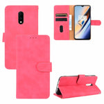 Tinta unita Skin Feel Fibbia magnetica Flip orizzontale Custodia in pelle PU con struttura in vitello con supporto e slot per schede e portafoglio, For BlackBerry Keyone, For BlackBerry Priv, For OnePlus 7, For OnePlus 7 Pro