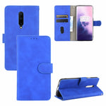 Tinta unita Skin Feel Fibbia magnetica Flip orizzontale Custodia in pelle PU con struttura in vitello con supporto e slot per schede e portafoglio, For BlackBerry Keyone, For BlackBerry Priv, For OnePlus 7, For OnePlus 7 Pro