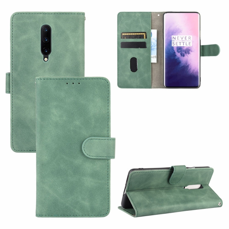 Tinta unita Skin Feel Fibbia magnetica Flip orizzontale Custodia in pelle PU con struttura in vitello con supporto e slot per schede e portafoglio, For BlackBerry Keyone, For BlackBerry Priv, For OnePlus 7, For OnePlus 7 Pro