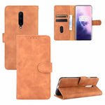 Tinta unita Skin Feel Fibbia magnetica Flip orizzontale Custodia in pelle PU con struttura in vitello con supporto e slot per schede e portafoglio, For BlackBerry Keyone, For BlackBerry Priv, For OnePlus 7, For OnePlus 7 Pro