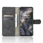 Tinta unita Skin Feel Fibbia magnetica Flip orizzontale Custodia in pelle PU con struttura in vitello con supporto e slot per schede e portafoglio, For OnePlus Nord, For OnePlus 8, For OnePlus 5, For OnePlus 8 Pro