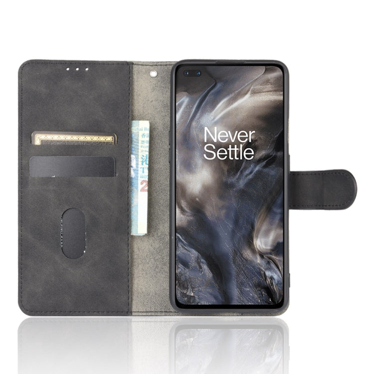 Tinta unita Skin Feel Fibbia magnetica Flip orizzontale Custodia in pelle PU con struttura in vitello con supporto e slot per schede e portafoglio, For OnePlus Nord, For OnePlus 8, For OnePlus 5, For OnePlus 8 Pro