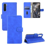 Tinta unita Skin Feel Fibbia magnetica Flip orizzontale Custodia in pelle PU con struttura in vitello con supporto e slot per schede e portafoglio, For OnePlus Nord, For OnePlus 8, For OnePlus 5, For OnePlus 8 Pro
