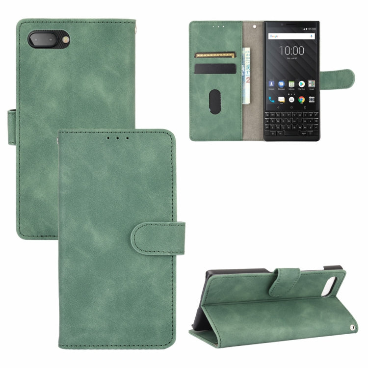 Tinta unita Skin Feel Fibbia magnetica Flip orizzontale Custodia in pelle PU con struttura in vitello con supporto e slot per schede e portafoglio, For OnePlus 5T, For BlackBerry KEY2, For OnePlus 6, For OnePlus 6T
