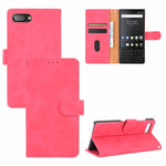 Tinta unita Skin Feel Fibbia magnetica Flip orizzontale Custodia in pelle PU con struttura in vitello con supporto e slot per schede e portafoglio, For OnePlus 5T, For BlackBerry KEY2, For OnePlus 6, For OnePlus 6T