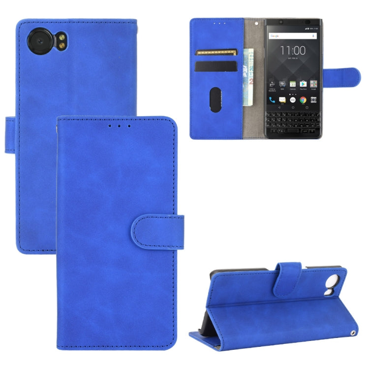 Tinta unita Skin Feel Fibbia magnetica Flip orizzontale Custodia in pelle PU con struttura in vitello con supporto e slot per schede e portafoglio, For BlackBerry Keyone, For BlackBerry Priv, For OnePlus 7, For OnePlus 7 Pro