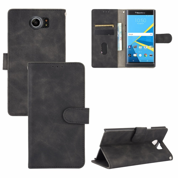 Tinta unita Skin Feel Fibbia magnetica Flip orizzontale Custodia in pelle PU con struttura in vitello con supporto e slot per schede e portafoglio, For BlackBerry Keyone, For BlackBerry Priv, For OnePlus 7, For OnePlus 7 Pro