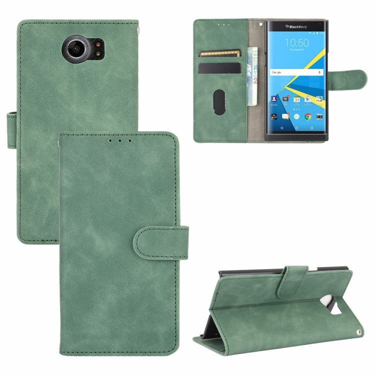 Tinta unita Skin Feel Fibbia magnetica Flip orizzontale Custodia in pelle PU con struttura in vitello con supporto e slot per schede e portafoglio, For BlackBerry Keyone, For BlackBerry Priv, For OnePlus 7, For OnePlus 7 Pro
