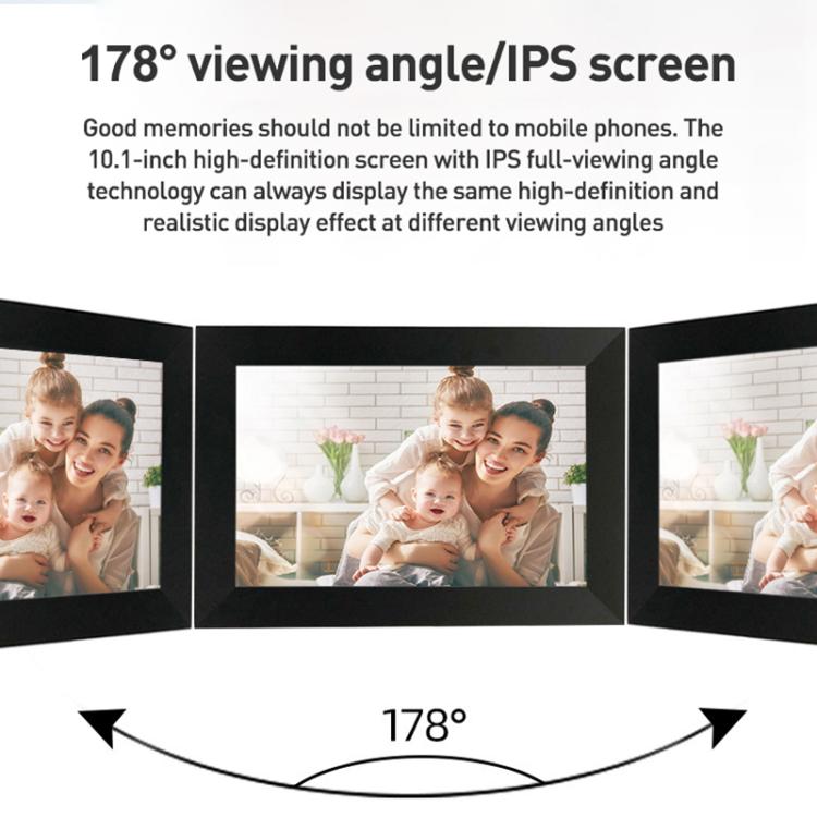 xclt1010 10.1 pollici IPS Display Honeycomb Pattern WiFi Cloud Photo Frame, RK3126C Quad Core fino a 1.5GHz, 1GB+16GB, AU Plug, US Plug, EU Plug, UK Plug