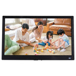 Cornice digitale LED HD 17,3" con WiFi e telecomando