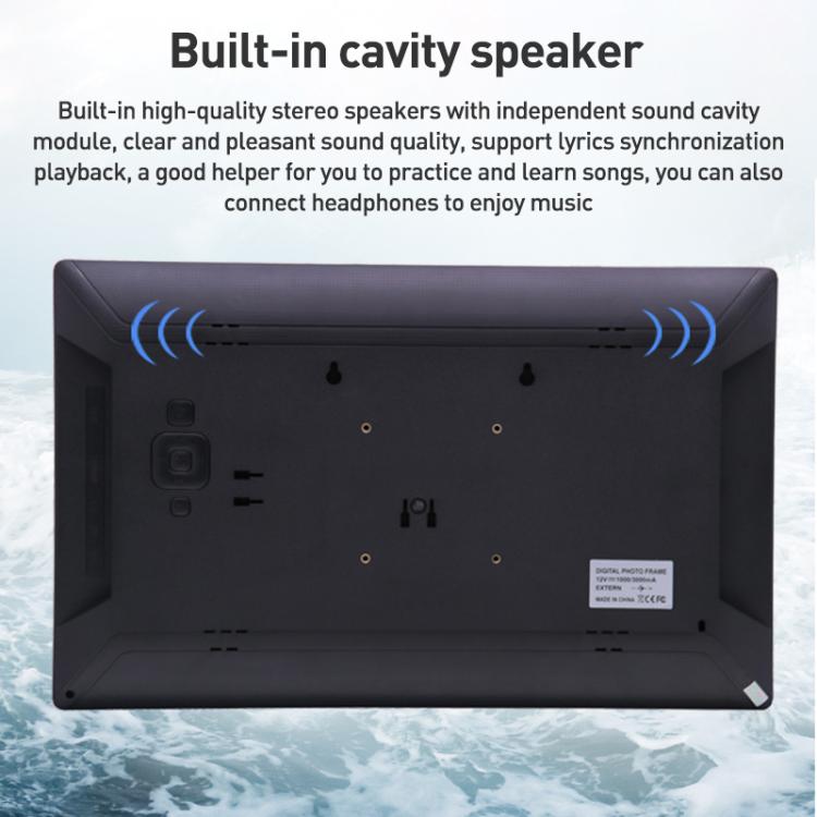 Cornice digitale LED HD 17,3" con WiFi e telecomando