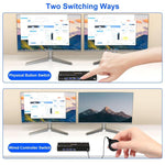 KC-KVM402DP 8K 30Hz 4 ingressi 2 uscite DP / USB3.0 Switch KVM per doppio monitor, US Plug, EU Plug, UK Plug, AU Plug