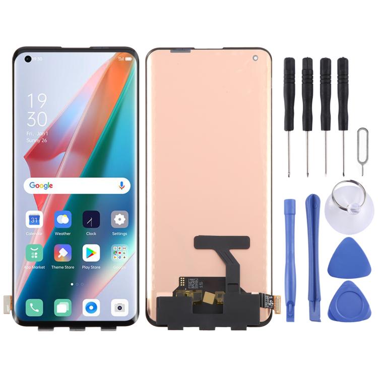 Schermo LCD OLED con digitalizzatore assemblaggio completo con identificazione delle impronte digitali, For OPPO Find X5 Pro CPH2305, For OPPO Find X3 Pro, For OPPO Find X3