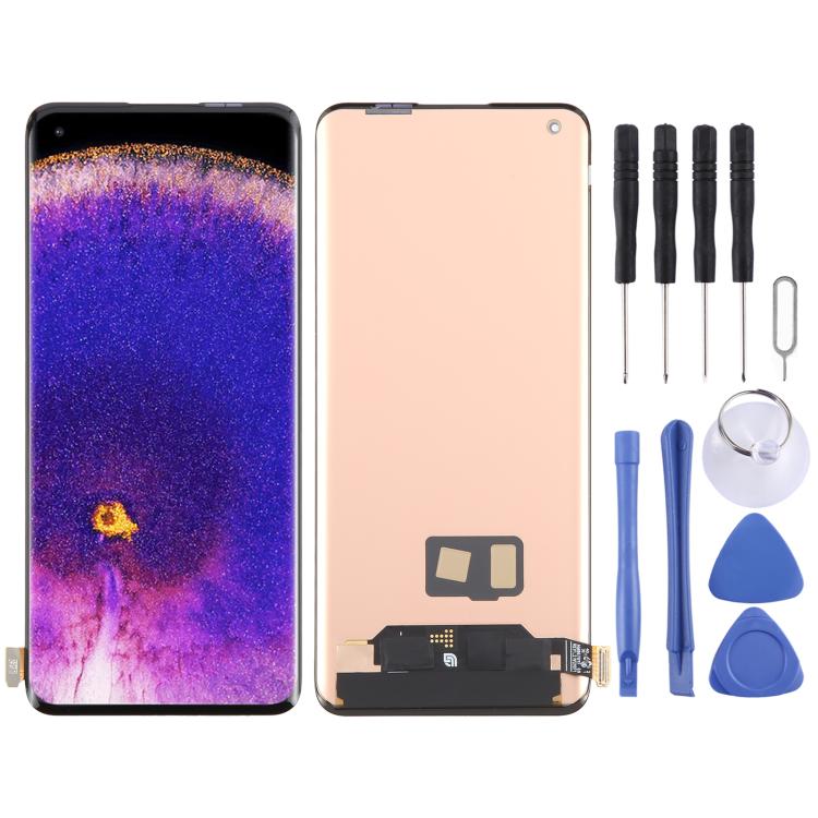 Schermo LCD OLED con digitalizzatore assemblaggio completo con identificazione delle impronte digitali, For OPPO Find X5 Pro CPH2305, For OPPO Find X3 Pro, For OPPO Find X3