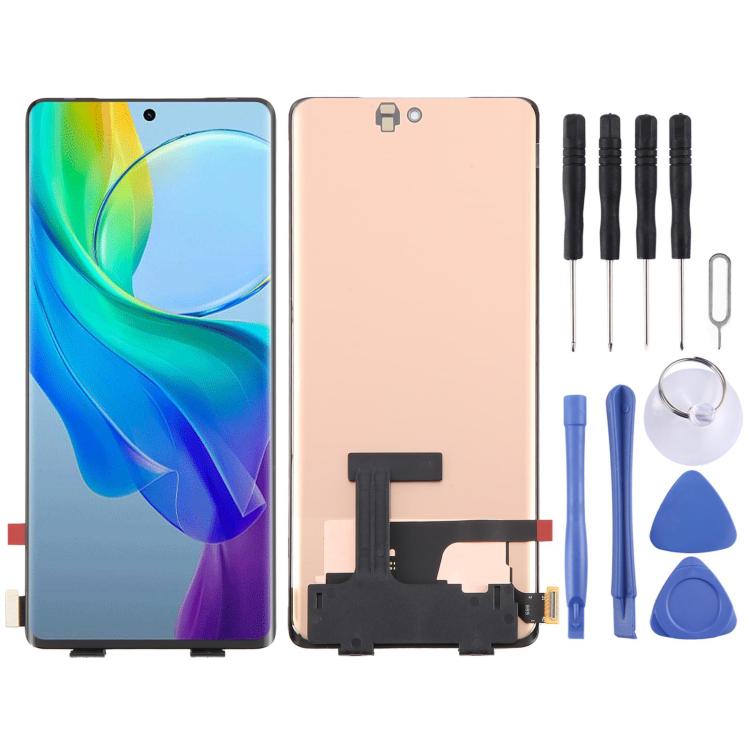 Schermo LCD OLED con digitalizzatore assemblaggio completo con identificazione delle impronte digitali, For vivo Y300+ 5G V2422, For vivo V30e V2339, For vivo X100 Pro, For vivo X100, For vivo T2 Pro 5G, For vivo iQOO Z7 Pro 5G, For vivo V29e          ...