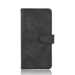 Tinta unita Skin Feel Fibbia magnetica Flip orizzontale Custodia in pelle PU con struttura in vitello con supporto e slot per schede e portafoglio, For Sony Xperia L4, For Sony Xperia XZ3, For Sony Xperia 8 Lite