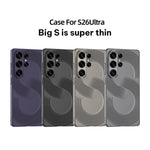 Custodia ultrasottile per telefono GKK Big S, senza penna, For Samsung Galaxy S26 Ultra 5G, For Samsung Galaxy S25 Ultra 5G, For Samsung Galaxy S24 Ultra 5G, For Samsung Galaxy S23 Ultra 5G