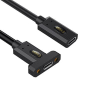 Cavo di estensione per pannello fisso con vite ad orecchio USB4 tipo C femmina a tipo C femmina, 0.3m, 0.6m, 1m, 1.8m