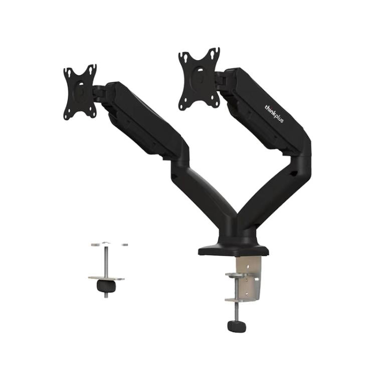 Supporto per monitor a doppio braccio da tavolo Lenovo Thinkplus ZJA1 Clip-on, ZJA1