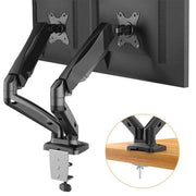 Supporto per monitor a doppio braccio da tavolo Lenovo Thinkplus ZJA1 Clip-on, ZJA1
